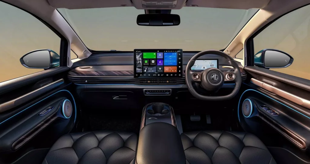 MG Windsor EV การออกแบบภายนอกและภายใน