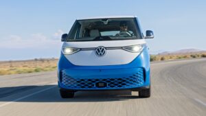 Volkswagen ID. Buzz 2025 ด้านหน้าของตัวรถ