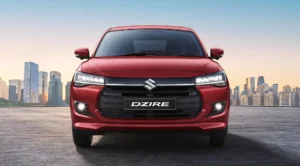 Suzuki Dzire ด้านหน้าของตัวรถ