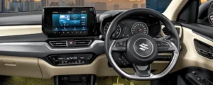 Suzuki Dzire ด้านหน้าของคนขับ