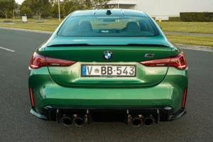 BMW M4 Competition 2025 ด้านหลังของตัวรถ