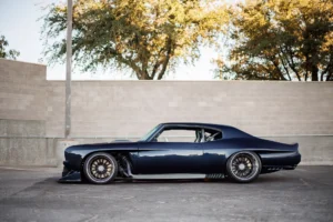 Chevy Chevelle Restomod ด้านข้างของรถ