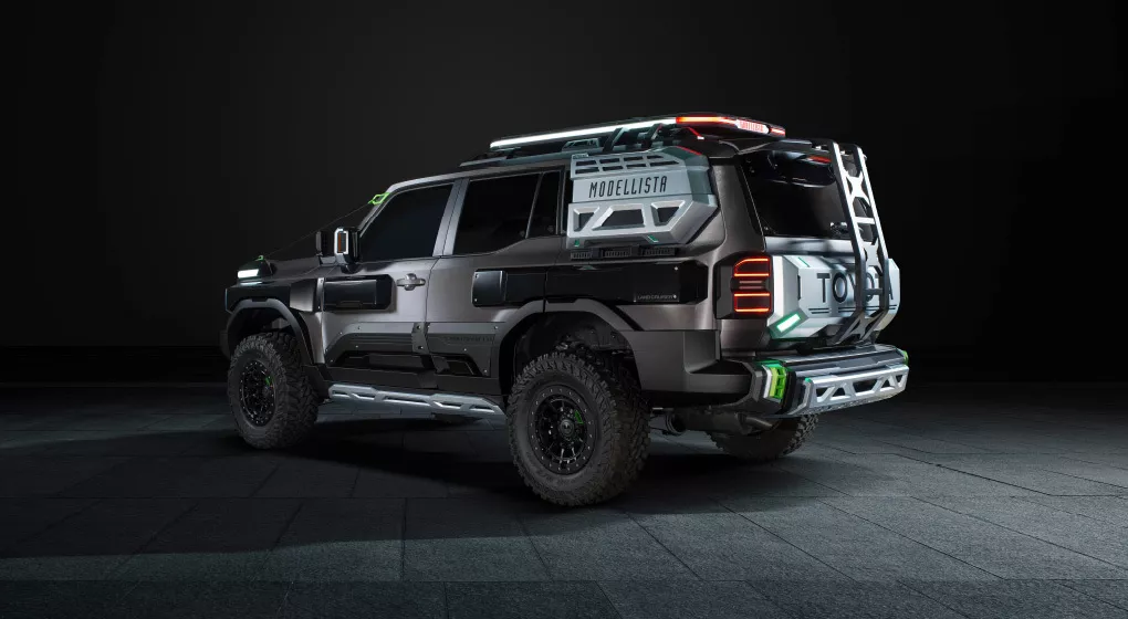 Toyota Land Cruiser Concept โดย Modellista ยังมาพร้อมกับการปรับปรุงช่วงล่างและระบบกันสะเทือน