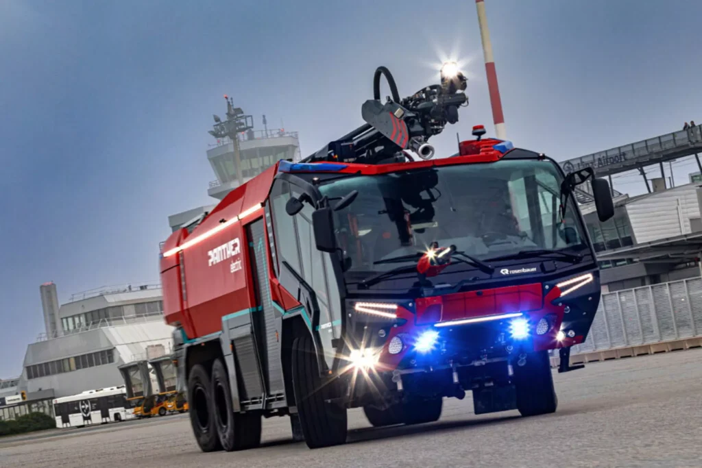 Rosenbauer Panther 6x6 Electric ดีไซน์และสมรรถนะของ