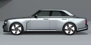 Volvo 240 ด้านข้างรถ