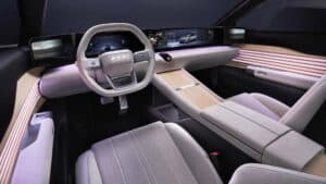 Audi E concept ภายใน