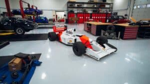 Honda และ McLaren Senna Ayrton senna's Mclaren MP4/7 ด้านหน้าตัวรถ