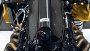 Honda และ McLaren Senna Ayrton senna's Mclaren MP4/7 ตัวเครื่องด้านบน