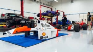Honda และ McLaren Senna Ayrton senna's Mclaren MP4/7 เฟรมรถ