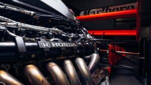 Honda และ McLaren Senna Ayrton senna's Mclaren MP4/7 เครื่องยนต์